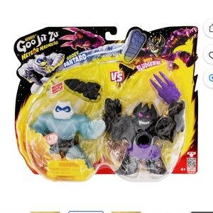 Goo Jit Zu Gooey Pantaro vs Oozy Sludgewing Figures